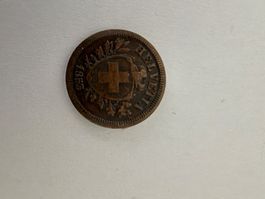 (2827) 1Rappen 1853 gr. Kreuz