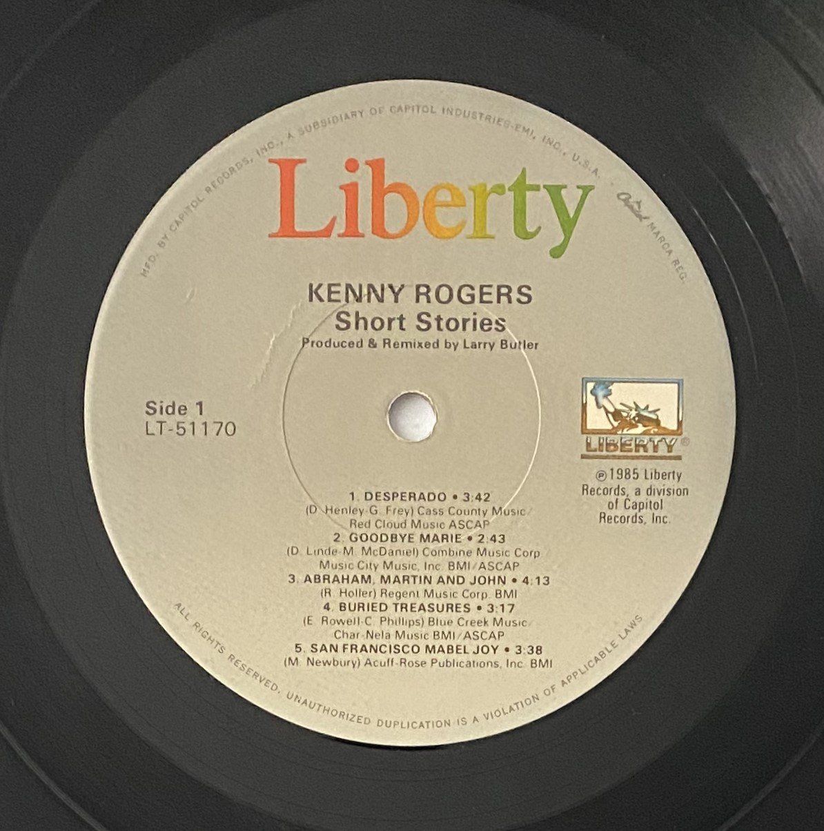 Schallplatten: Kenny Rogers, Short Stories – Gebraucht aus Flums von Empe1 2