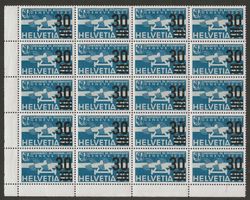 1936 : Nr. F23 im 20-er Teilbogen ** KP 300.--