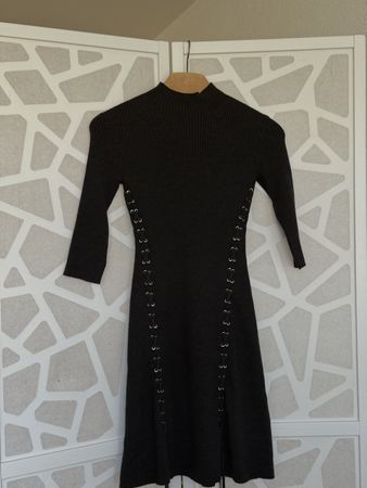 Maje Wollkleid – Gr. XS/S – 3/4-Ärmel