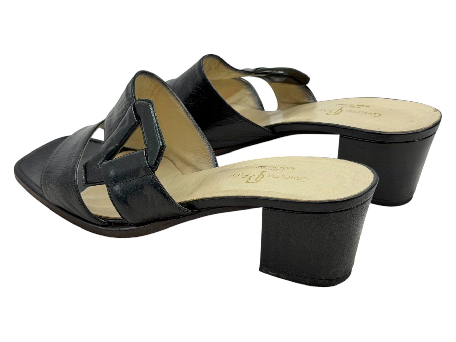 Scarpe da donna: Mules Concetta Pane cuir noir. Pointure 40 – Usato da Cossonay-Ville venduto da PatineDuTemps 7