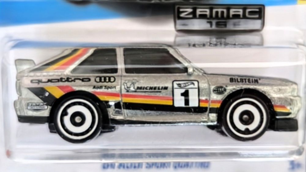 Hot Wheels Audi 84 Audi Sport Quattro ZAMAC (2021) (Neu und