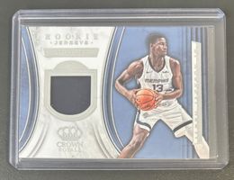 NBA Jaren Jackson 2018 Crown Royale Rookie Jersey Game Worn