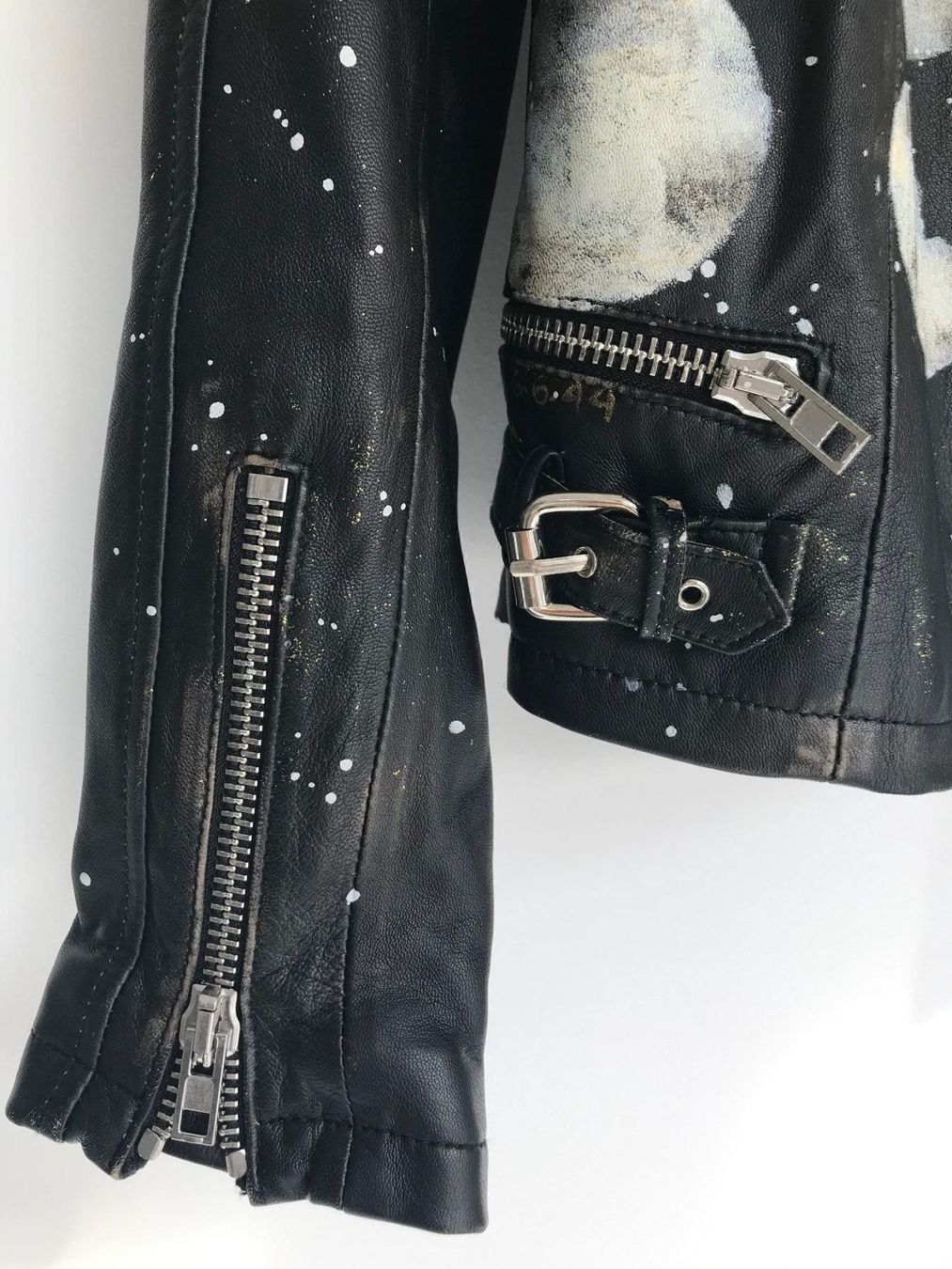 Giacche: Lederjacke schwarz, Gr. IT42, Unikat – Nuovo (secondo la descrizione) da Kilchberg venduto da boudoir076 3