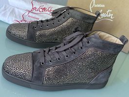 CHRISTIAN LOUBOUTIN Louis Orlato STRASS Sneakers 45 NEUE
