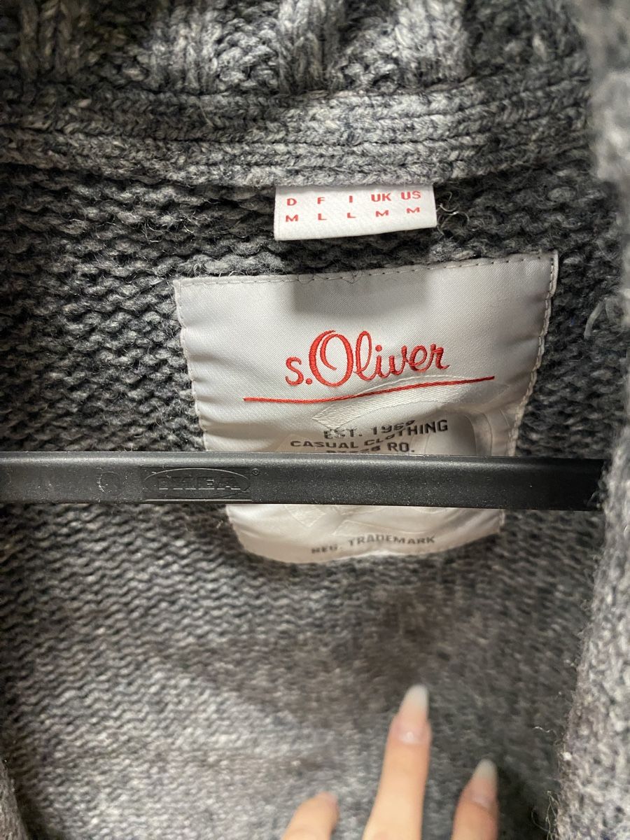 S.Oliver Giacche: S.Oliver Strickjacke, Grau, Gr. M, – Nuovo (secondo la descrizione) da Steckborn venduto da Amandabraun96 3