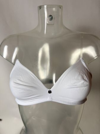 LASCANA, bügelloser BH, Grösse 80A, Farbe Weiss