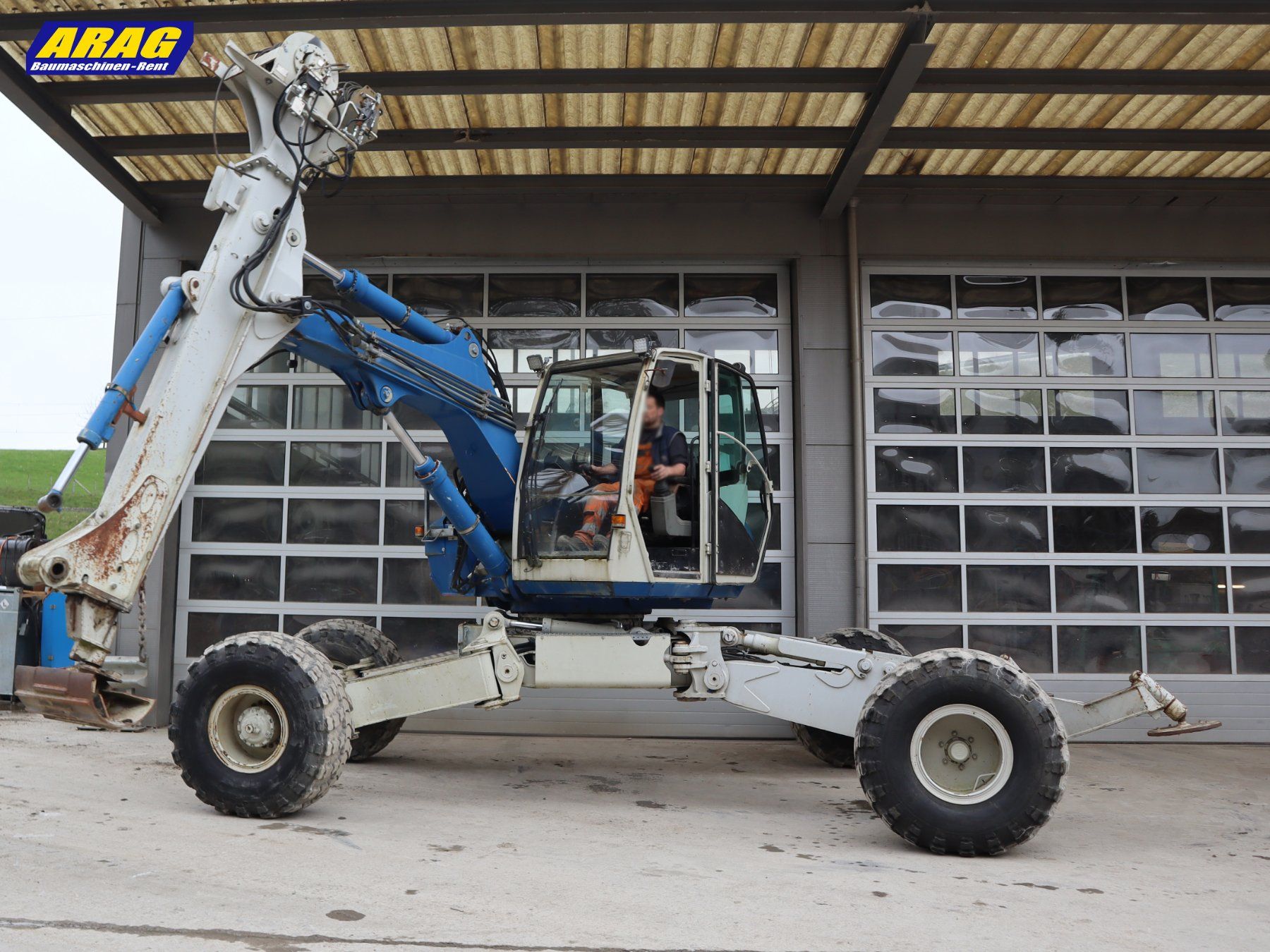 Kaiser Escavatori: Kaiser S2 TF Schreitbagger mit Mäkler Ramme – Usato da Hasle LU venduto da Arag08 2