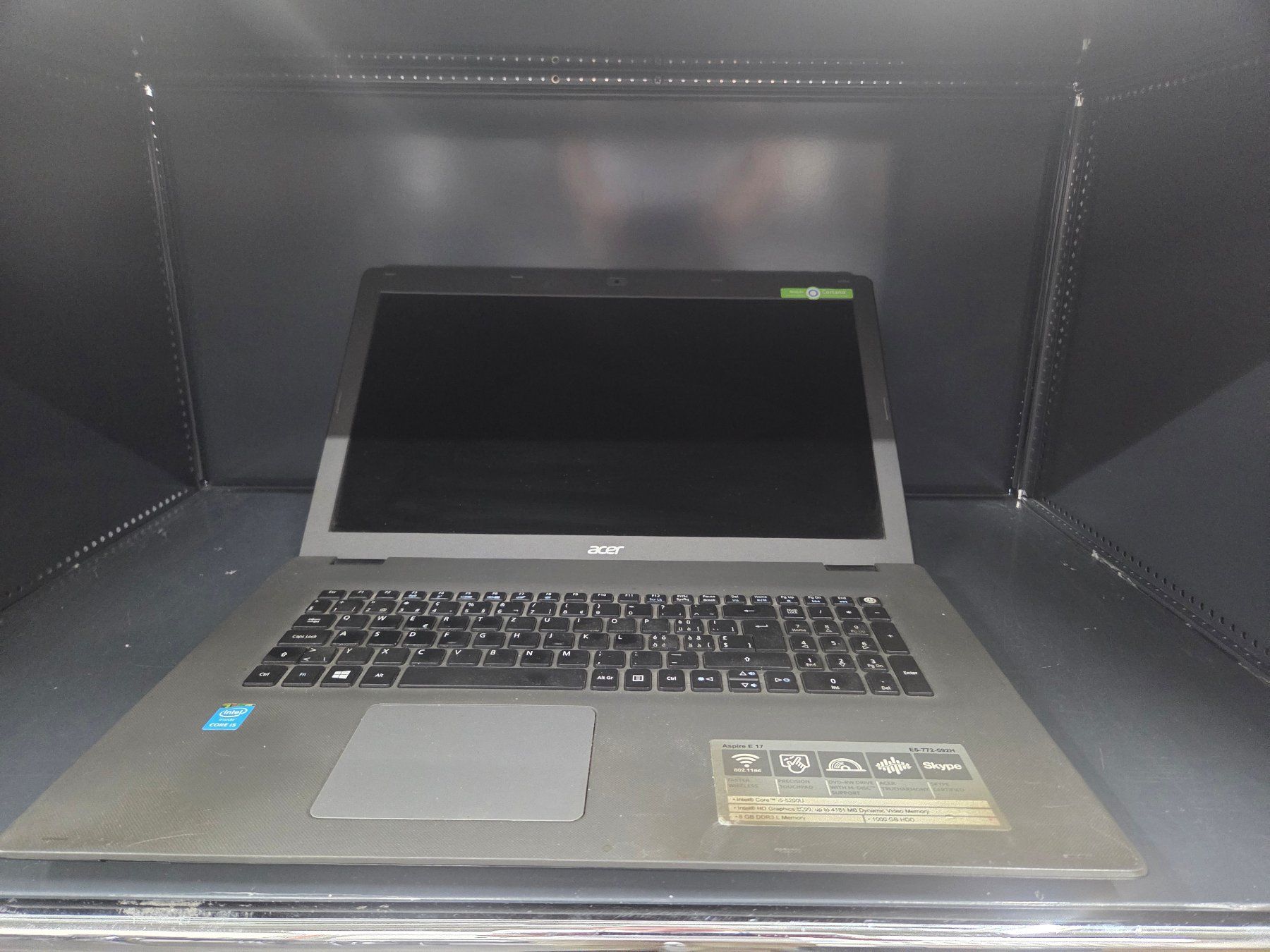 Acer Notebook: 17.5" Acer E5-772 Notebook, i5, 500GB SSD  ***PORTOFREI*** – Usato da Landquart venduto da Chrigi88 1