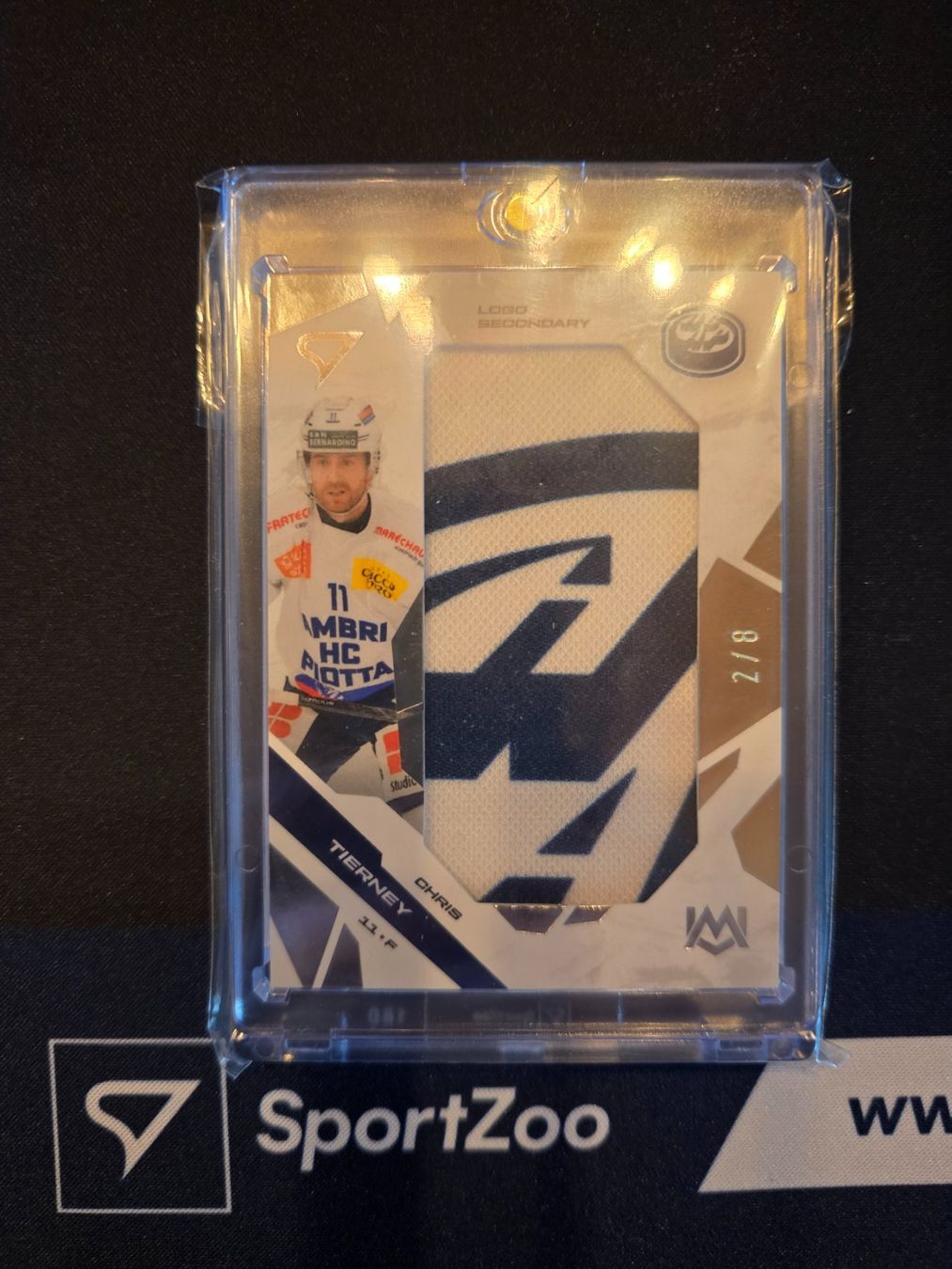 Sportzoo Carte collezionabili: Tierney // HC Ambri Piotta // Logo Secondary // 2/8 // – Usato da Beringen venduto da Candrox__