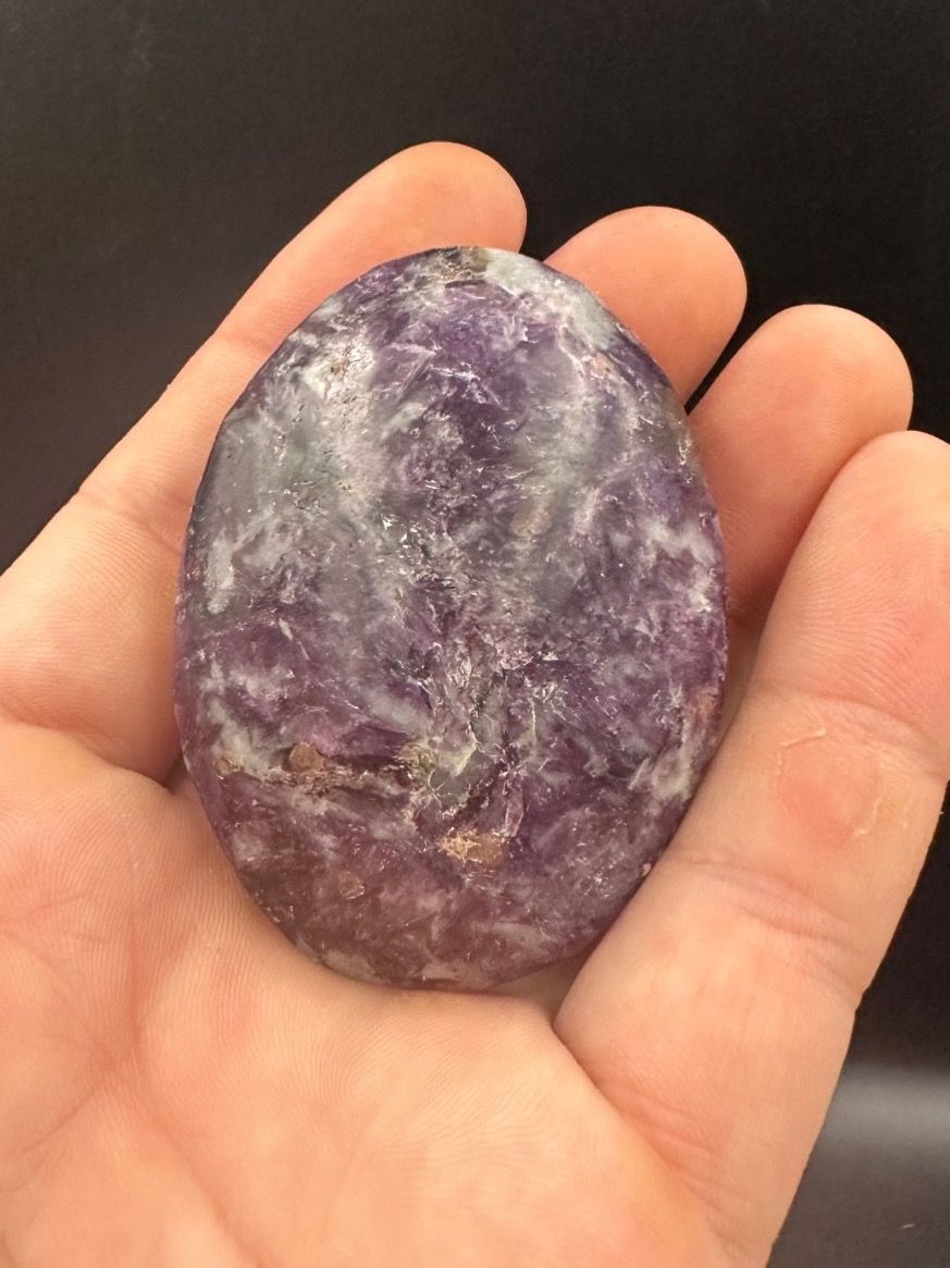 Minerali & Pietre curative: Lepidolith Handschmeichler Heilstein – Nuovo e nell'imballaggio originale da Männedorf venduto da Handschmeichler 3
