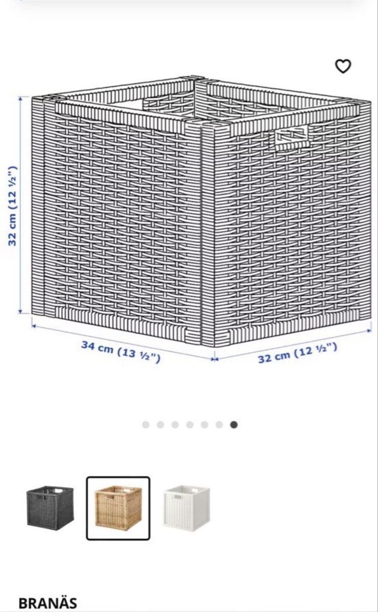 Ikea Altro per la casa: 2x Kallax Einsatz (Rattan Korb) – Usato da Langnau i. E. venduto da ads_56km 2