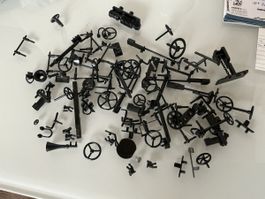 LGB Spur G Ersatzteile Konvolut schwarz Kunststoff lose