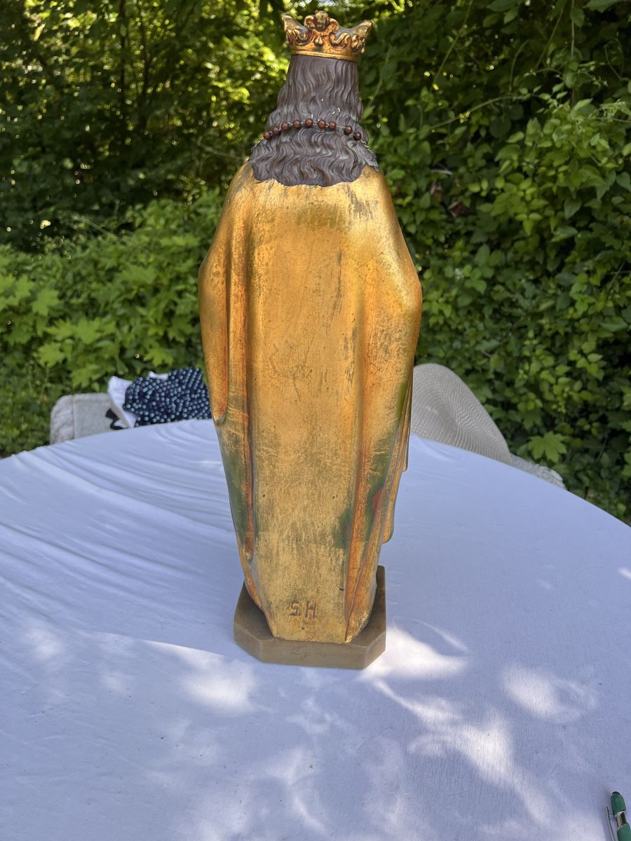 Statuette: Jesusfigur ,Gips , H: 32cm (17) – Usato da Glattfelden venduto da maa_qcj8 5
