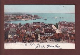 GENEVE - Vue sur la Rade - 1905 CPN