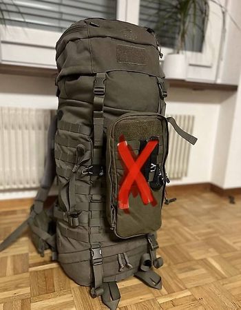 Wanderrucksack TT Base Pack 52 IRR stone grey olive
