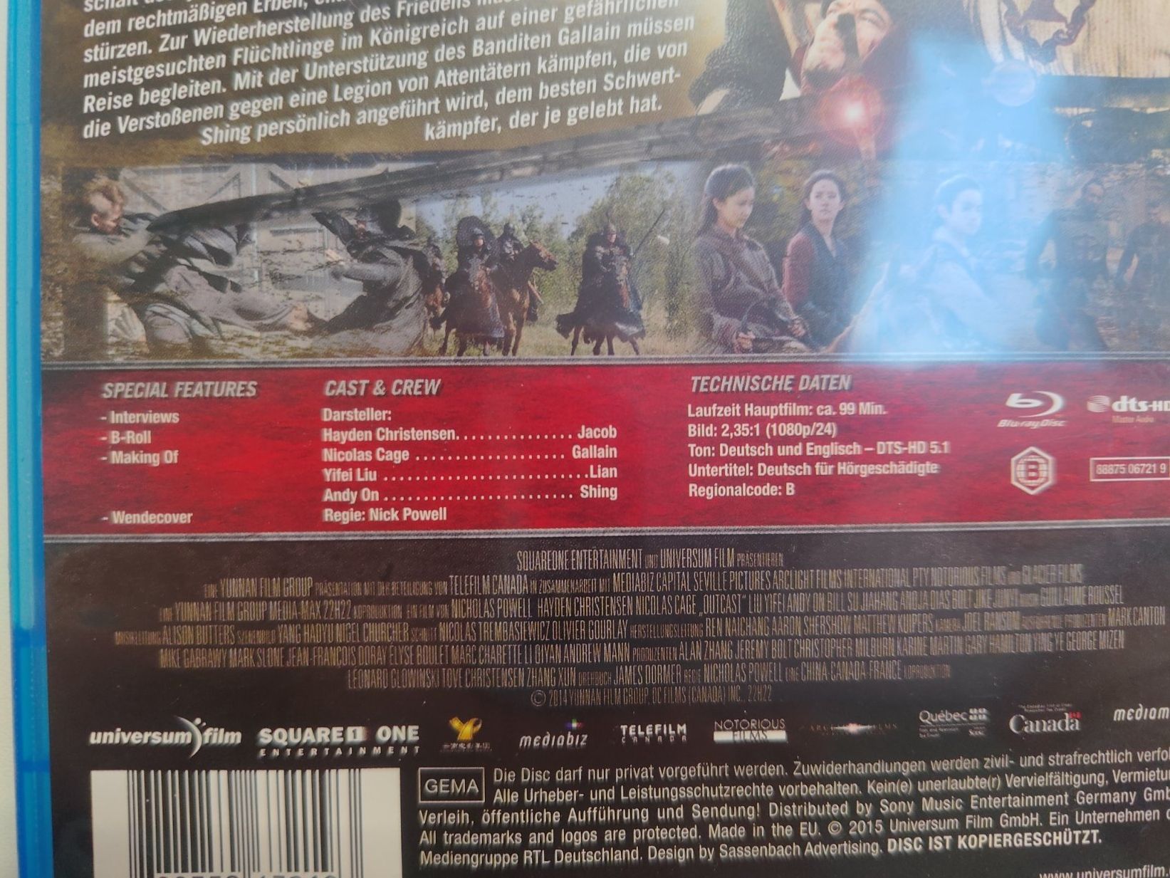 Tutti i DVDs: Outcast: Die letzten Tempelritter – Usato da Liestal venduto da Kratzilla 3