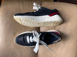 PG Sneakers blau Nubuk und Glattleder Gr. 6.5 /40