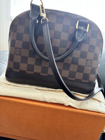 Louis Vuitton Alma BB Damier Ebene – Original mit Quittung &