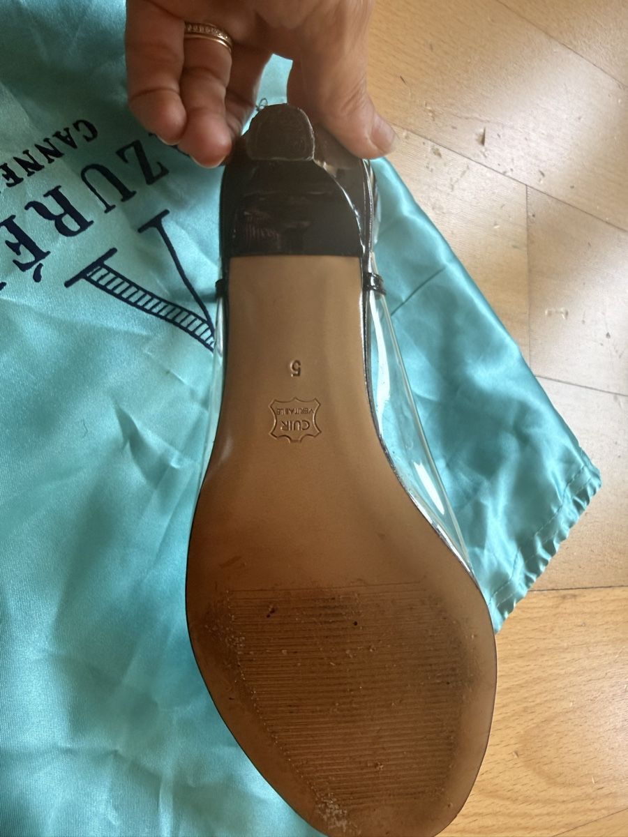 Scarpe da donna: AZURÉE Sandalen Transparent Grösse 5 mit Schmucksteinen – Usato da Kilchberg ZH venduto da ana_z2sb 5