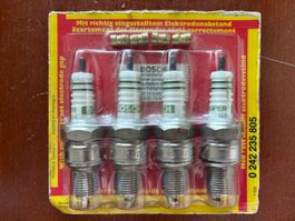 BOSCH 0 242 232 805 Zündkerze WR 7 DC (4 Stk in OVP) neu NOS