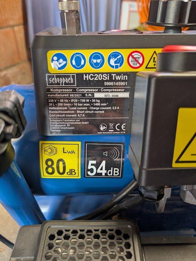 Scheppach Kompressoren: Kompressor Luft Scheppach HC20 Twin - defekt - – Defekt aus Therwil von bensotto 1