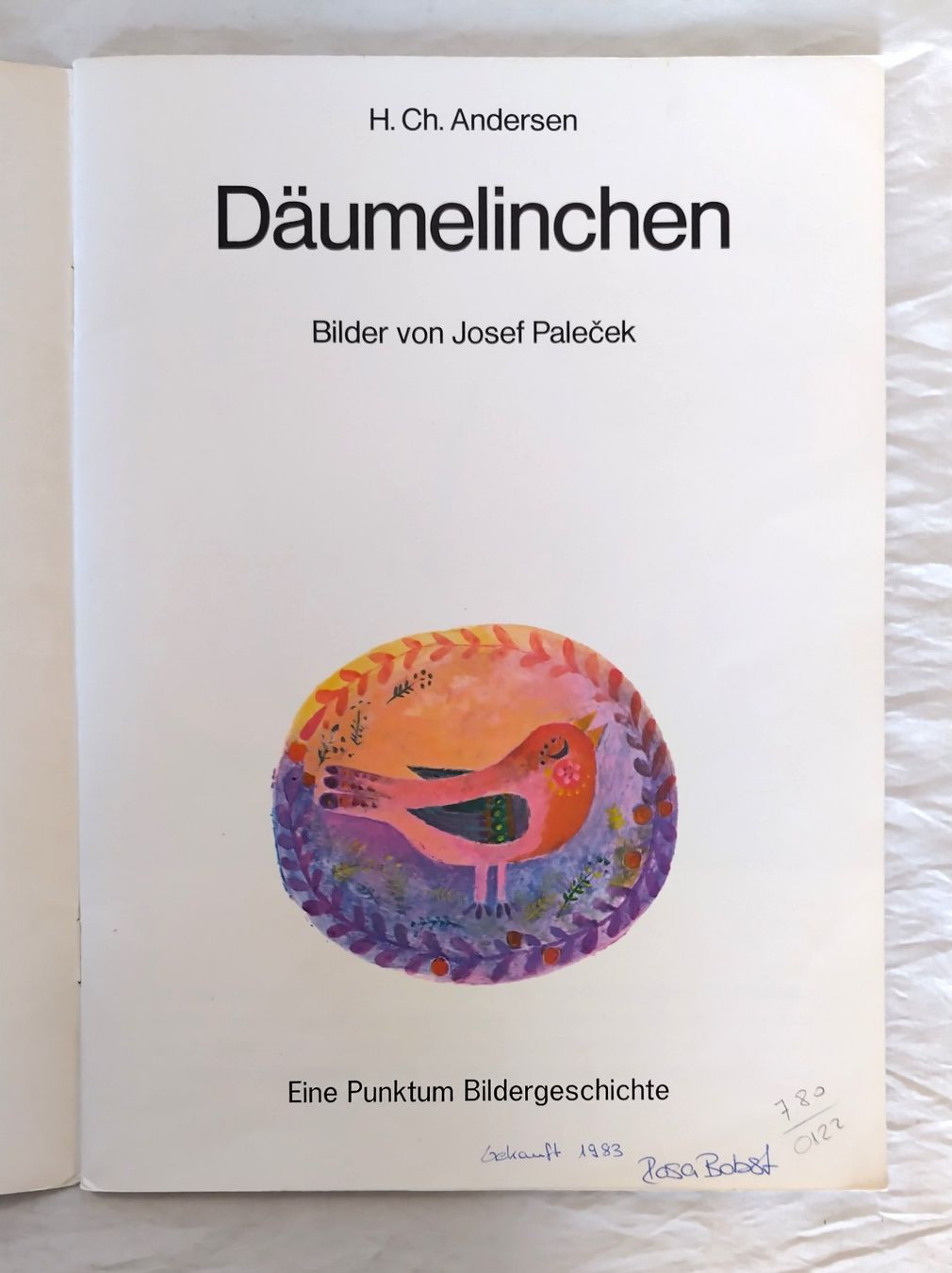 Libri: Däumelinchen - Josef Palecek / Andersen / Bilderheft 1977 – Usato da Bellach venduto da JingleJerry 2