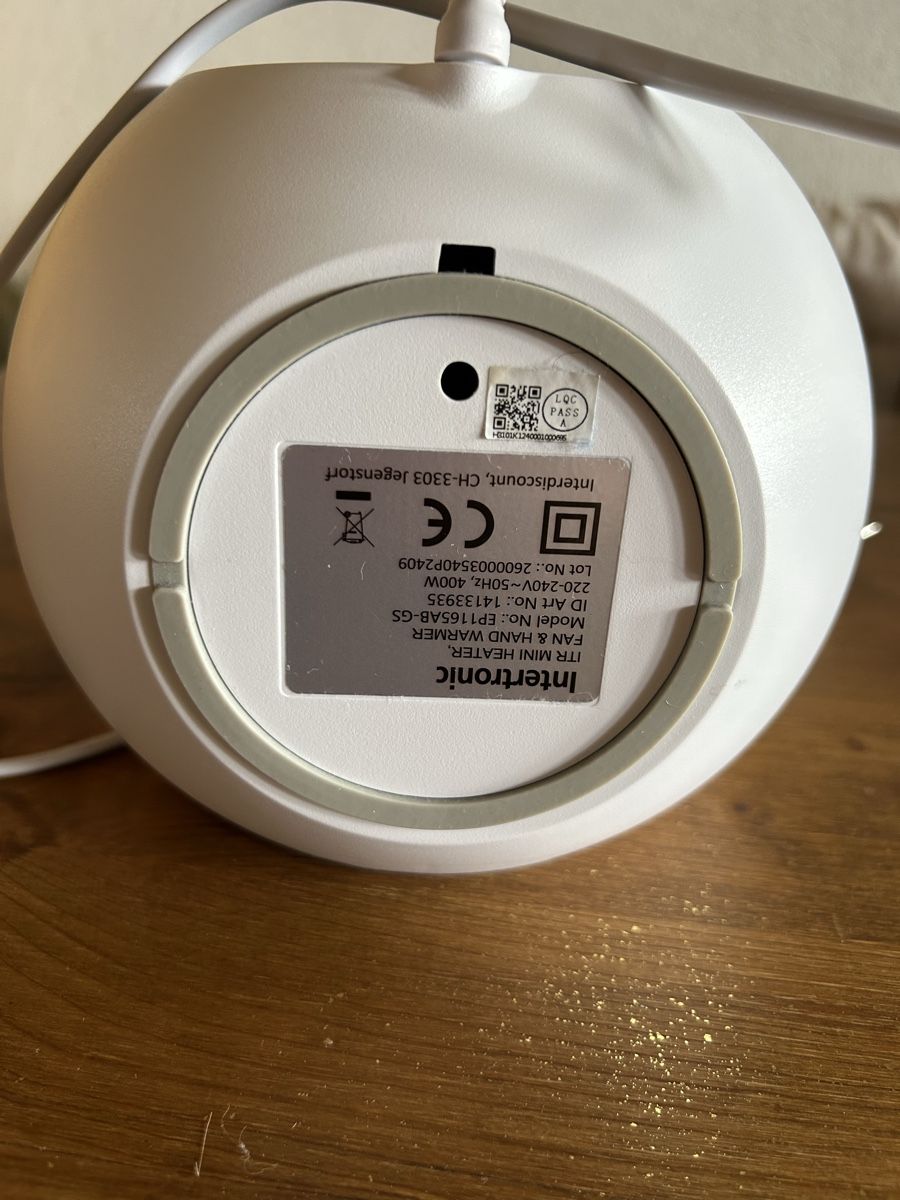 Radiatori: Intertronic Mini Heater Ventilator , Modell GS – Usato da Kirchdorf BE venduto da Stella130 4