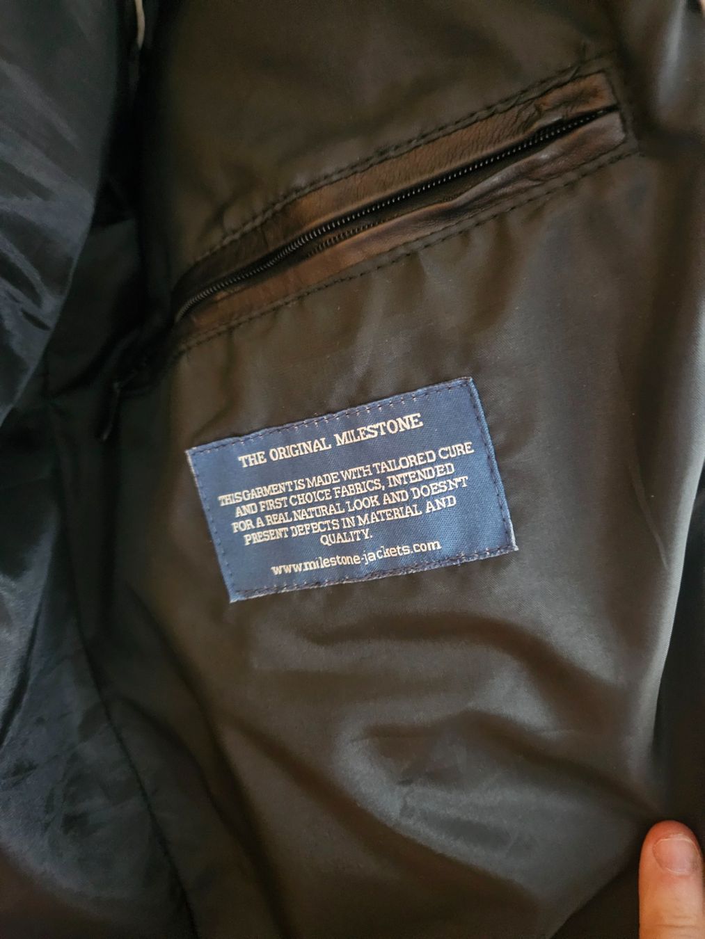 Giacche: *** neuwertige Lederjacke Milestone Gr.48 *** – Nuovo (secondo la descrizione) da Wattwil venduto da Cumbuco2005 4