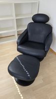 Design  Sessel/Hocker Leder schwarz Marke Roche Bobois