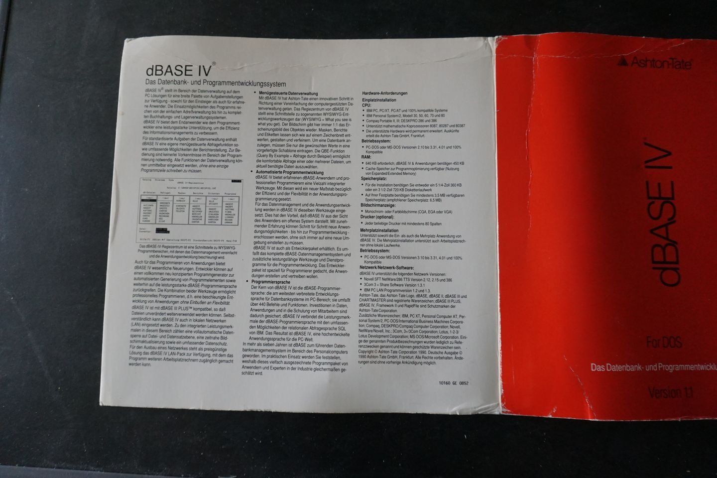 Software: dBase IV für DOS – Gebraucht aus St.Gallen von He2 1