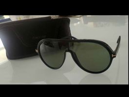Tom Ford Montgomery-02 TF647 Sonnenbrille mit Etui und Tuch,
