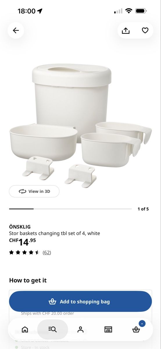 Ikea Tables à langer & accessoires: Ikea SUNDVIK changing table  – D'occasion à Geneve par mak_hzx5 5