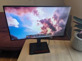 Lenovo ThinkVision P27h-20 27" QHD monitor + cables