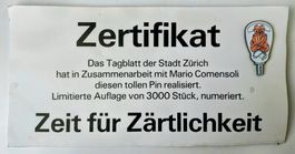 EKLUSIVER Pin LIMITIERT UND NUMMERIERT Mario Comensoli