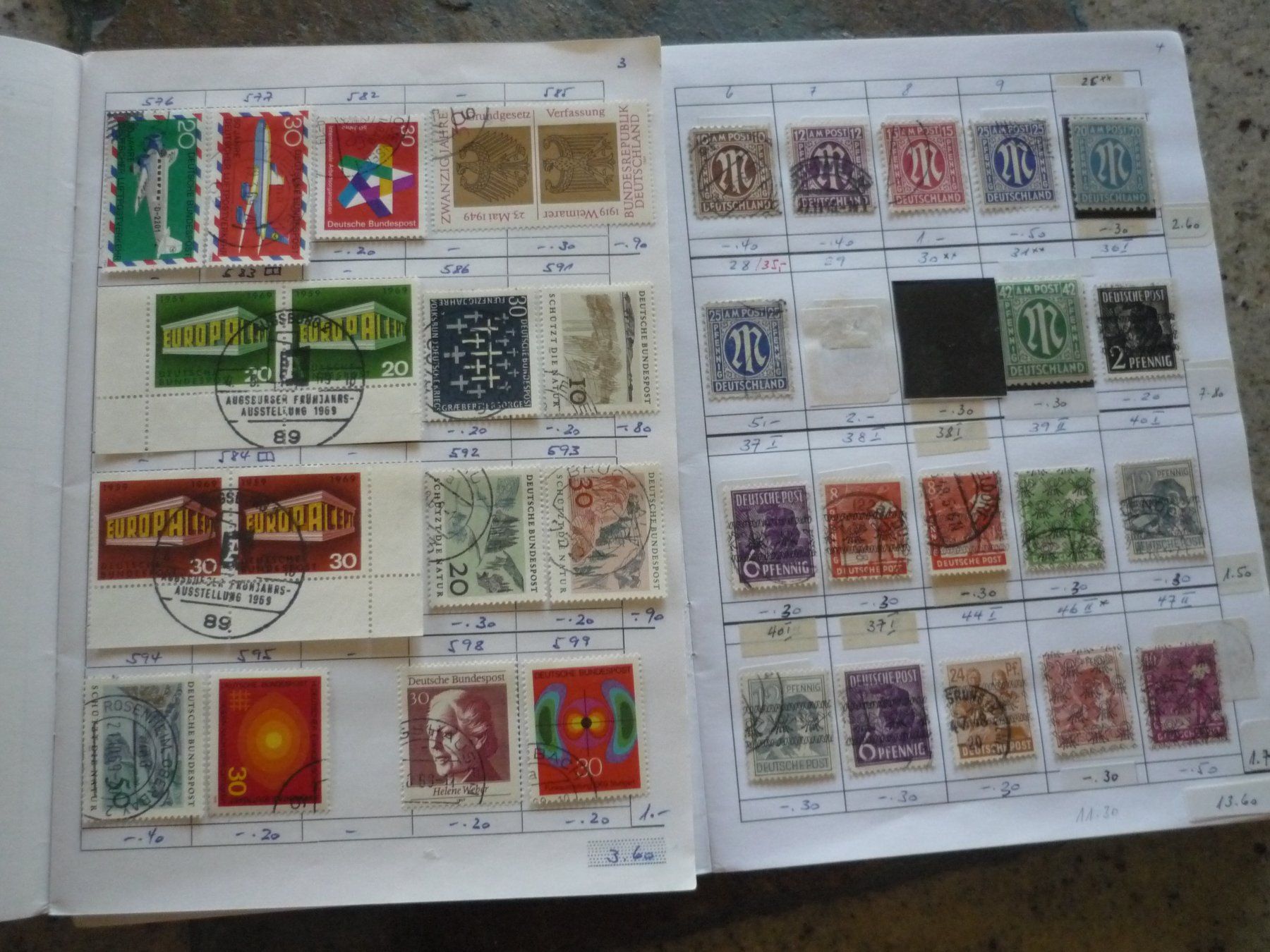 Tous les timbres: Deutsche Briefmarken – D'occasion à Langnau i. E. par Laendu7000 2