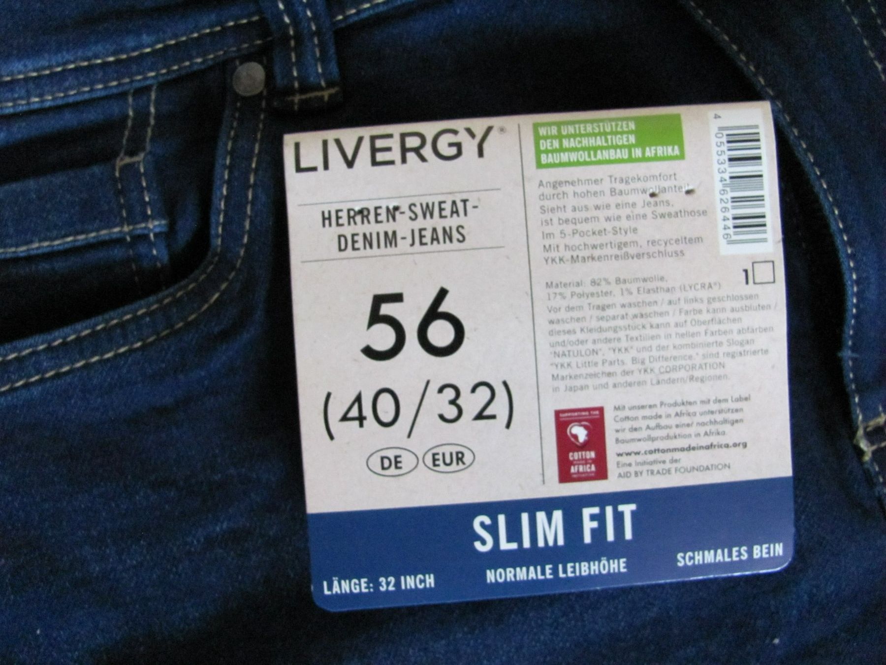 Jeans: Herren Jeans, Slim Fit, Gr. 56, – Nuovo e nell'imballaggio originale da Gümligen venduto da Fantapanda 3