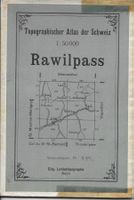 Topographischer Atlas RAWILPASS 1925