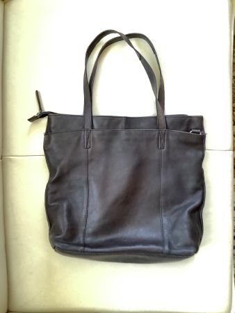 Sac cuir souple VARESE 35 cm haut, 40 cm large, base 10 cm