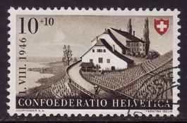 Plattenfehler Pro Patria ZNr. 31.2.01 gestempelt
