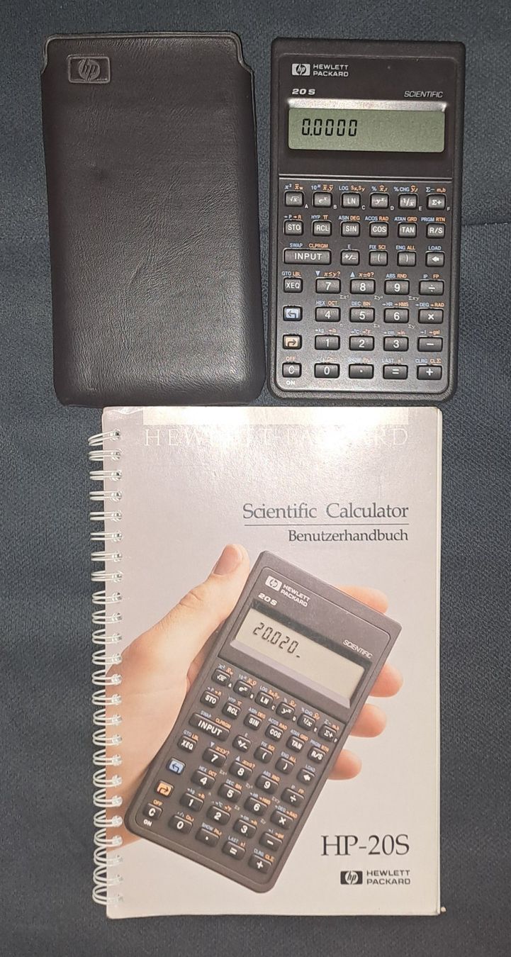 Hewlett Packard Calcolatrici tascabili: HP-20S Scientific Calculator – Usato da Bünzen venduto da Rtron