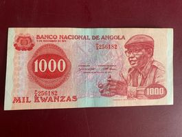 ANGOLA - Mil Kwanzas 14 Agosto 1979 -  SELTEN / RARE