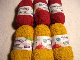 15 Knäuel FROTTE Woolly Hugs mit Anleitungsbuch