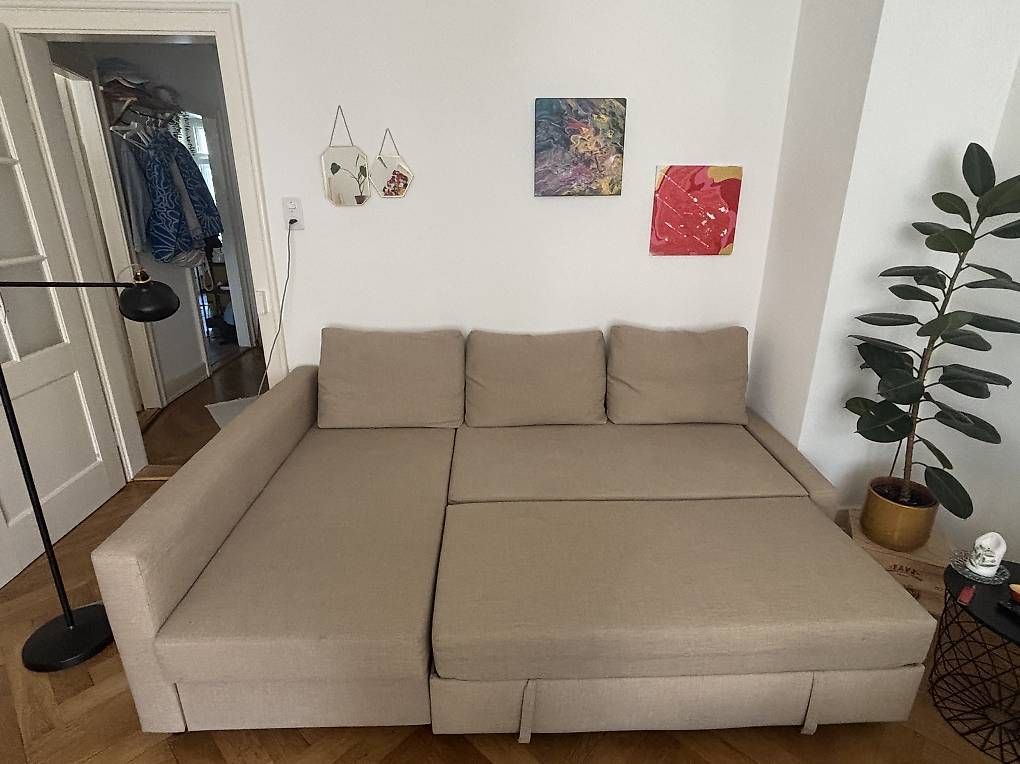 Ikea Divani: Ikea (Schlaf-)Sofa in beige – Usato da Basel venduto da stu_5pst 1