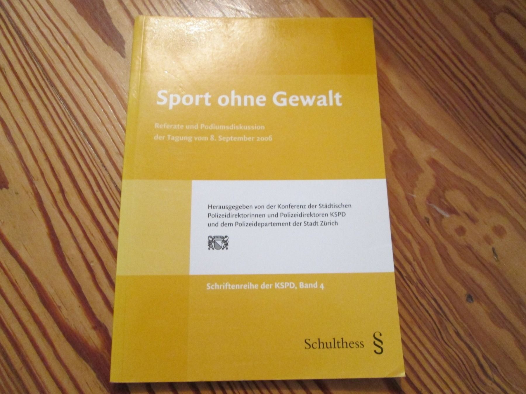 Libri: Sport ohne Gewalt – Usato da Neuchâtel venduto da Dualseele 1