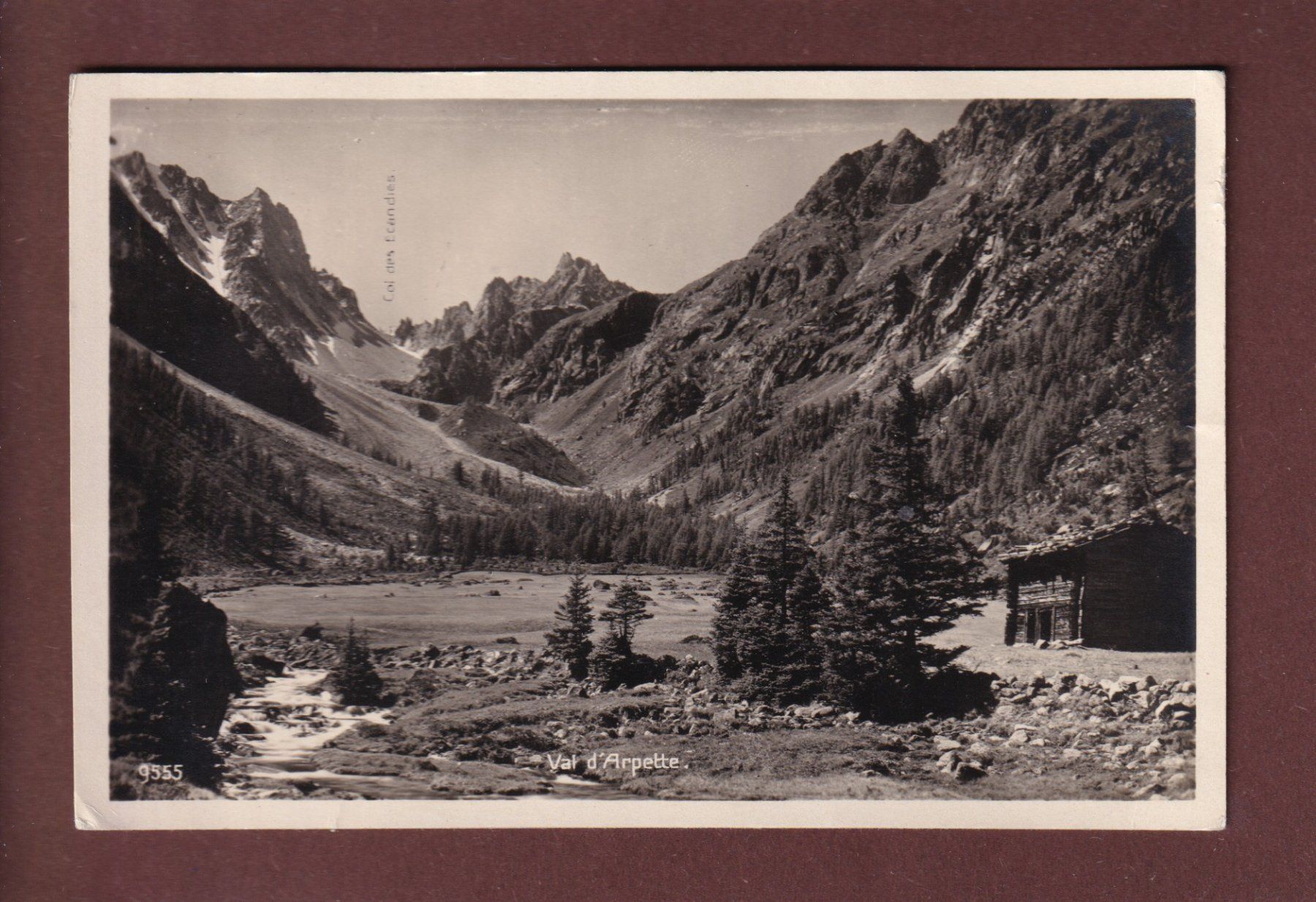 Cartoline postali: VAL D'ARPETTE - 1930 – Usato da Pully venduto da nicecards