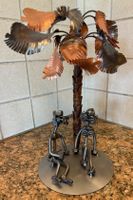 Statue / figurines Hinz & Kunst d'acier et cuivre de 30cm