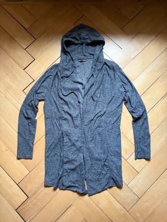 BERSHKA - Jacke schwarz-weiss meliert XL