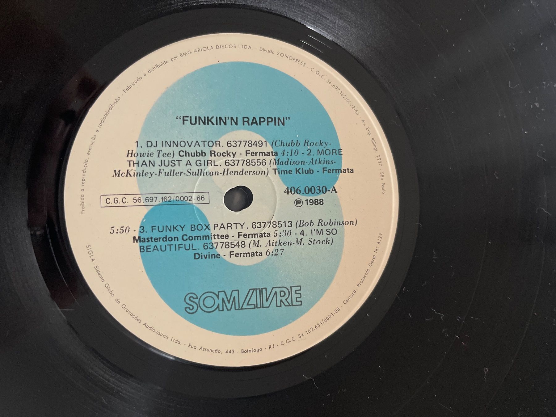 Dischi in vinile: S1825/Funkin' Rappin' - DJ Innovator – Usato da Frutigen venduto da Philippe_jsp 2