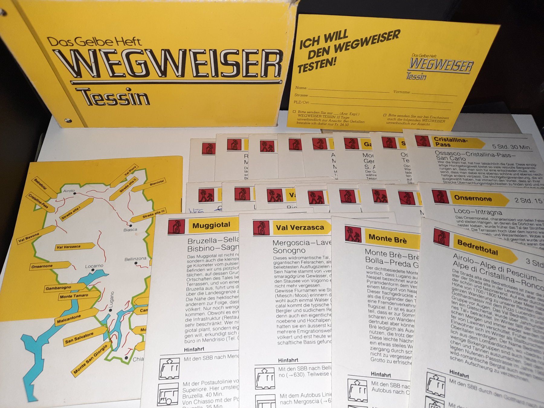 Libri: Das Gelbe Heft Wegweiser Tessin – Usato da Biasca venduto da Old_6blh 1
